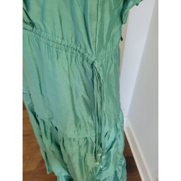 Ciebob Rhaella Sleeveless Tiered Maxi Dress NWT Teal XS - Picture 4 of 9